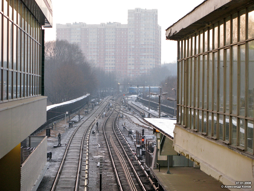 Москва — Открытие участка метро «Парк Победы — Строгино» 7 января 2008