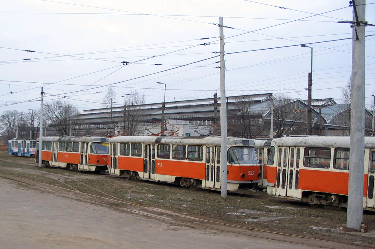 Калининград, Tatra T4SU № 232; Калининград, Tatra T4SU № 177