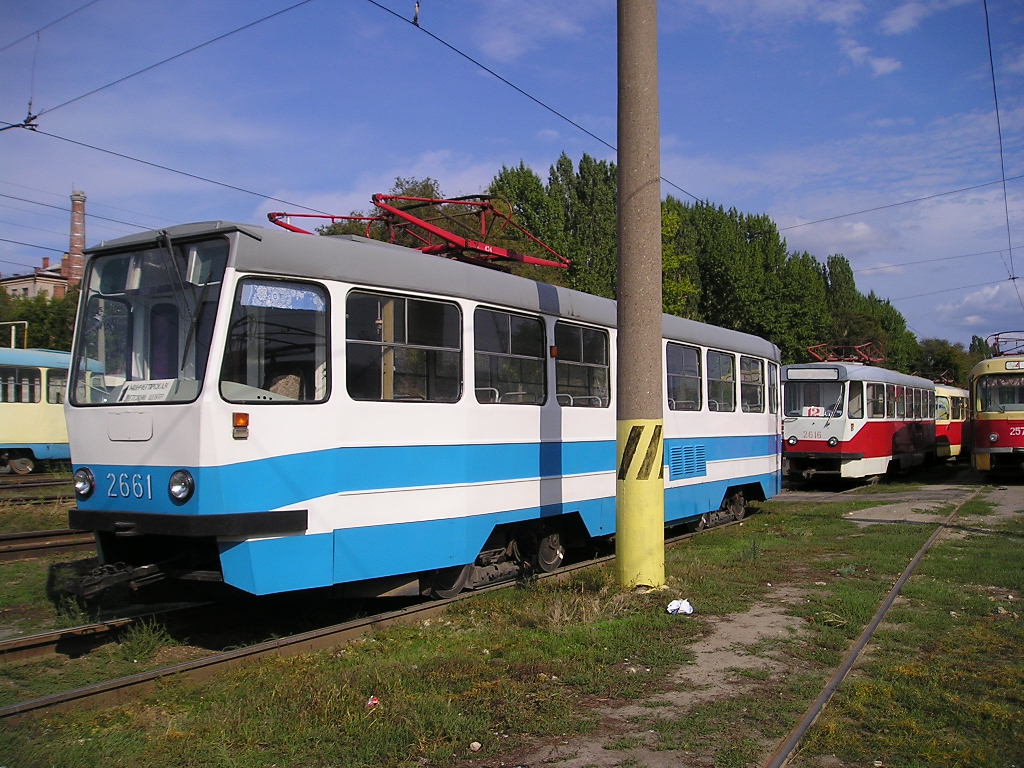 Волгоград, Tatra T3SU мод. ВЗСМ № 2661; Волгоград — Депо: [2] Трамвайное депо № 2