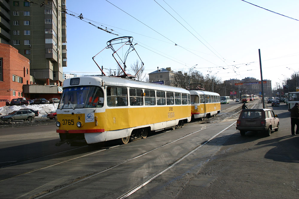 Moskau, Tatra T3SU Nr. 3765