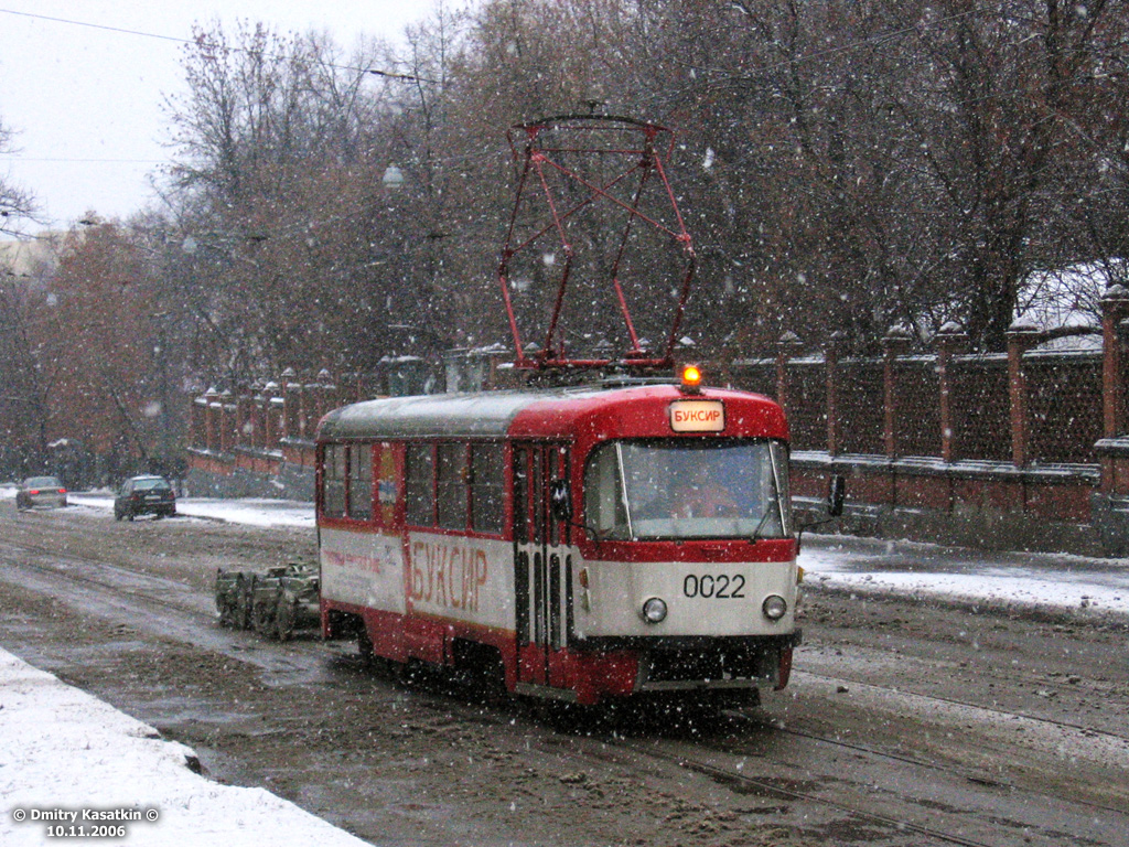 Москва, Tatra T3SU № 0022