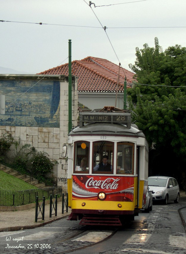 Lisbon, Carris 2-axle motorcar (Remodelado) nr. 553
