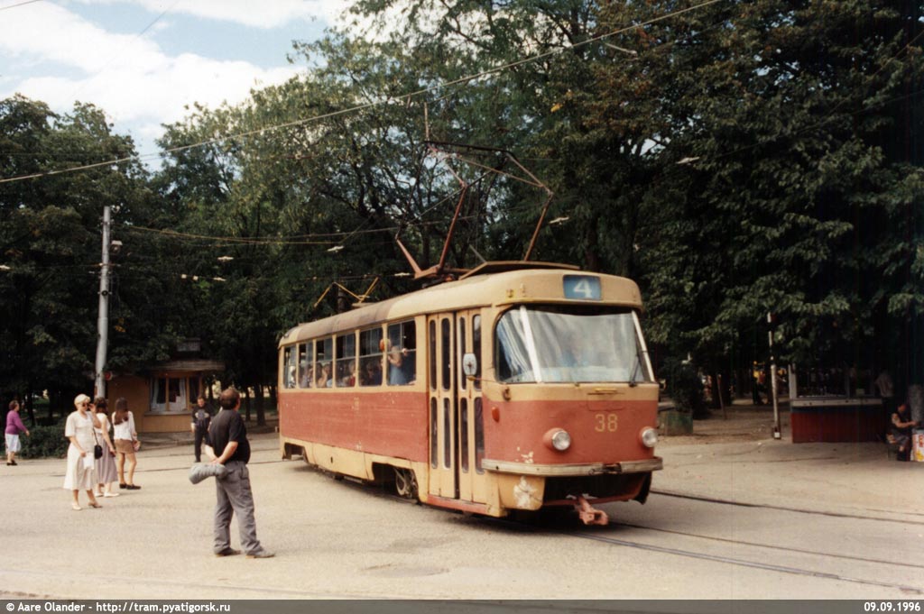 Pyatigorsk, Tatra T3SU (2-door) № 38