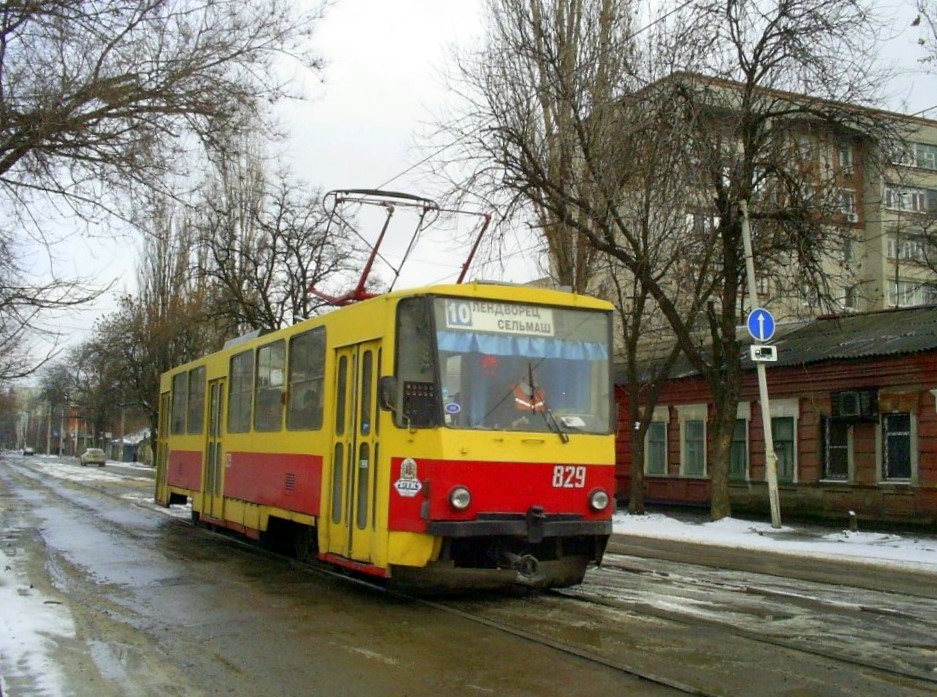 Ростов-на-Дону, Tatra T6B5SU № 829