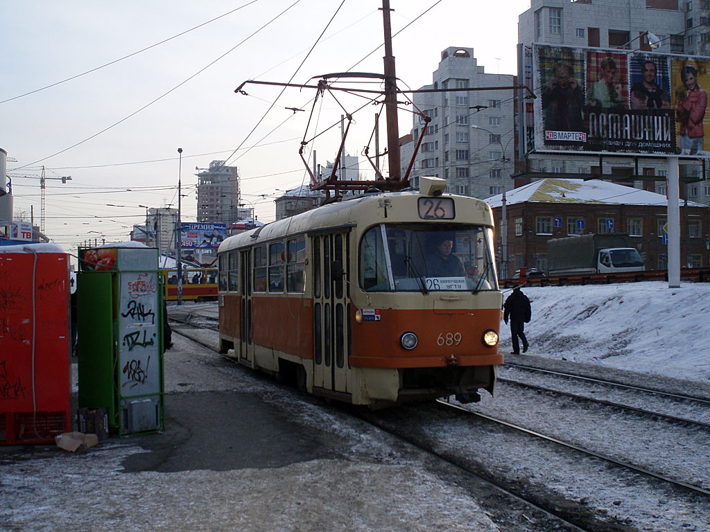 Екатеринбург, Tatra T3SU № 689