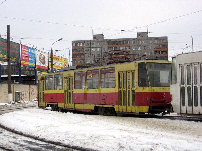 Тверь, Tatra T6B5SU № 6; Тверь — Трамвайные конечные станции и кольца