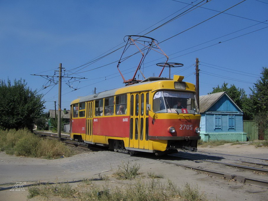 Волгоград, Tatra T3SU № 2705