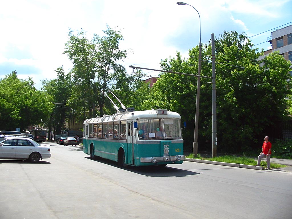 Москва, СВАРЗ ТБЭС № 421; Москва — Парад к юбилею МТрЗ 2 июля 2004