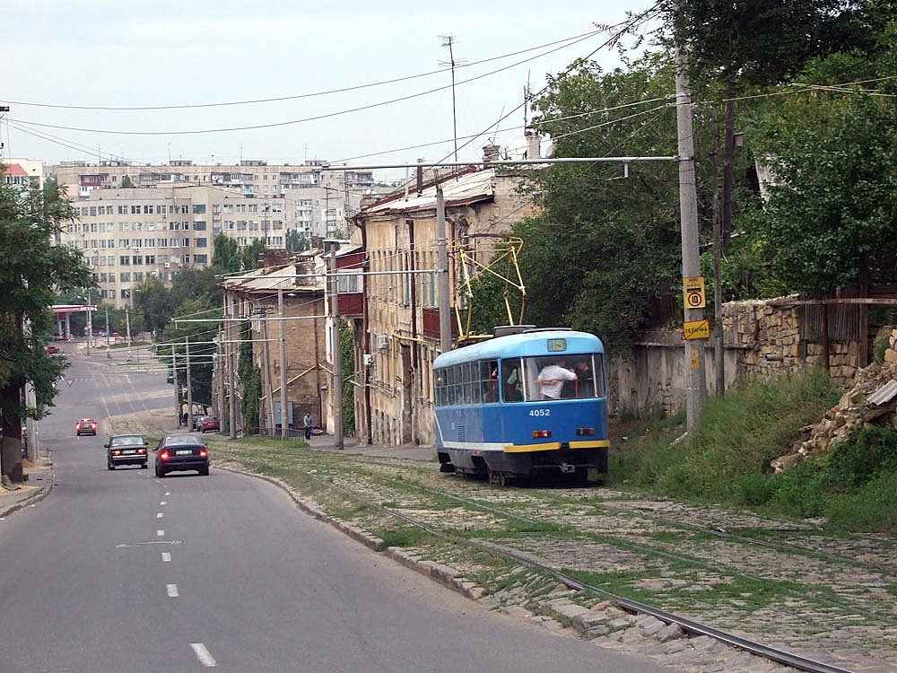 Odesa, Tatra T3R.P № 4052; Odesa — Tramway Lines: Center to Slobidka