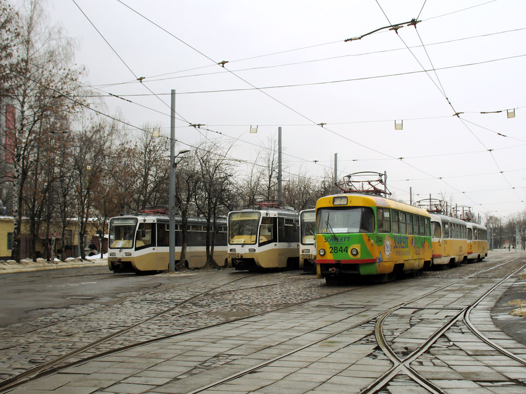 Москва, 71-619К № 2055; Москва, Tatra T3SU № 2844