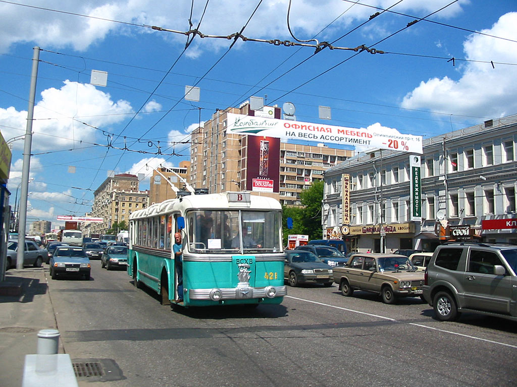 Москва, СВАРЗ ТБЭС № 421; Москва — Парад к юбилею МТрЗ 2 июля 2004