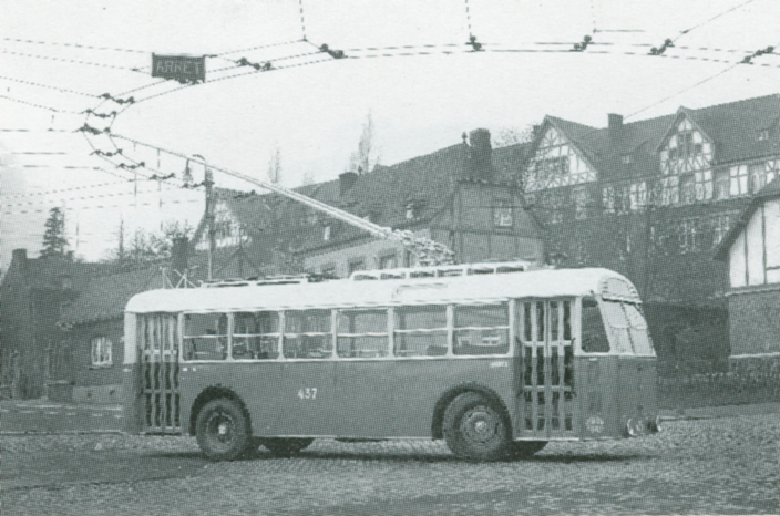 Льеж, FN TB II (T36) № 437; Льеж — Old Photos (trolleybus)
