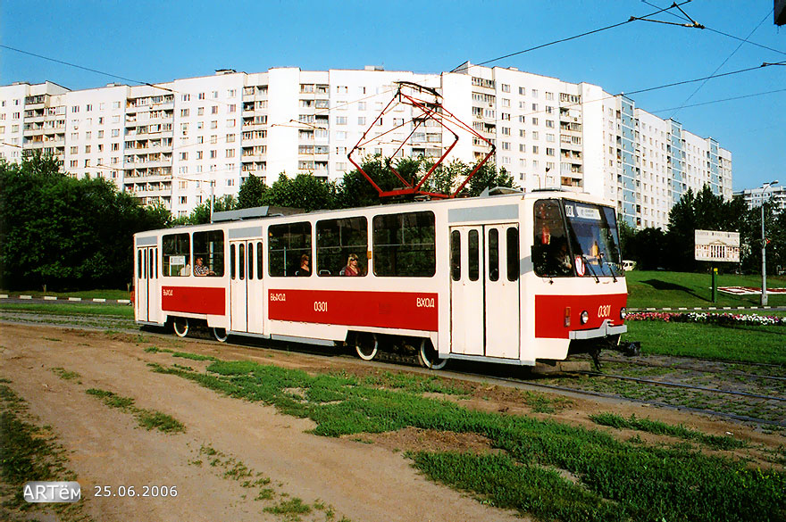 Москва, Tatra T6B5SU № 0301