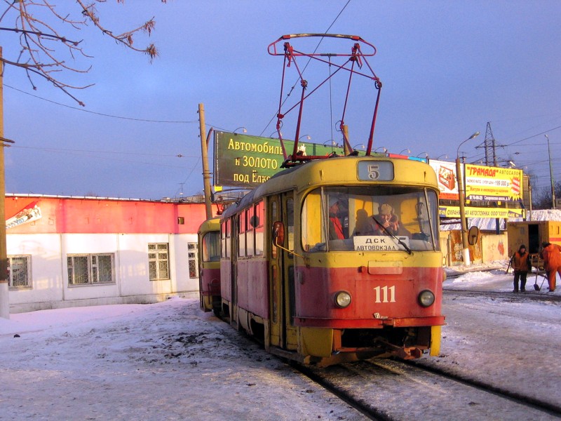 Tver, Tatra T3SU Nr 111; Tver — Streetcar terminals and rings