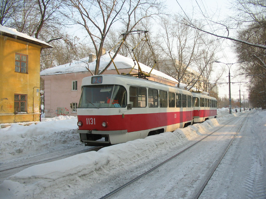 Самара, Tatra T3SU (двухдверная) № 1131