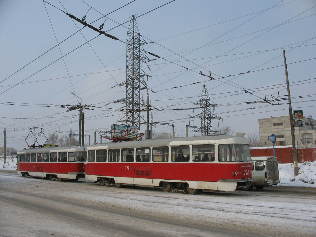 Samara, Tatra T3SU nr. 776; Samara — Tram lines
