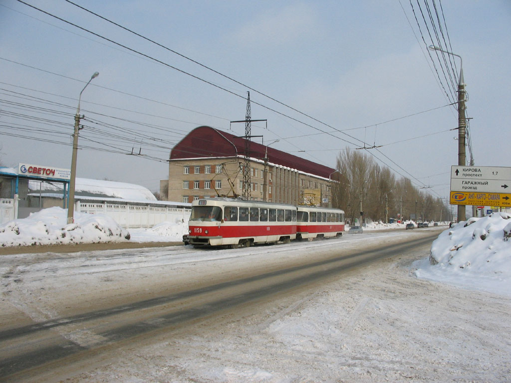 Самара, Tatra T3SU (двухдверная) № 1159