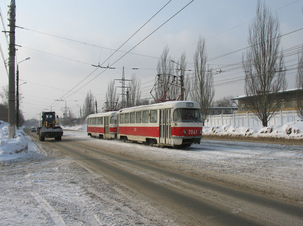 Самара, Tatra T3SU (двухдверная) № 2047