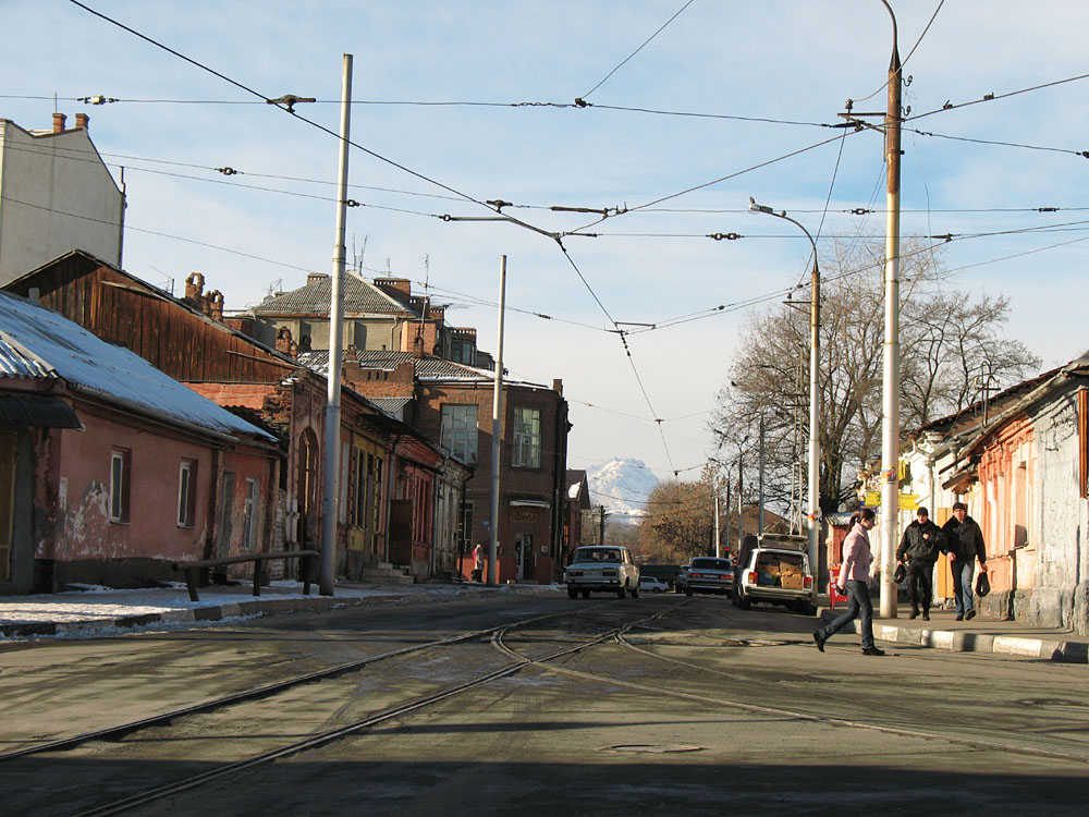 Владикавказ — Служебная линия в Городское трамвайное депо