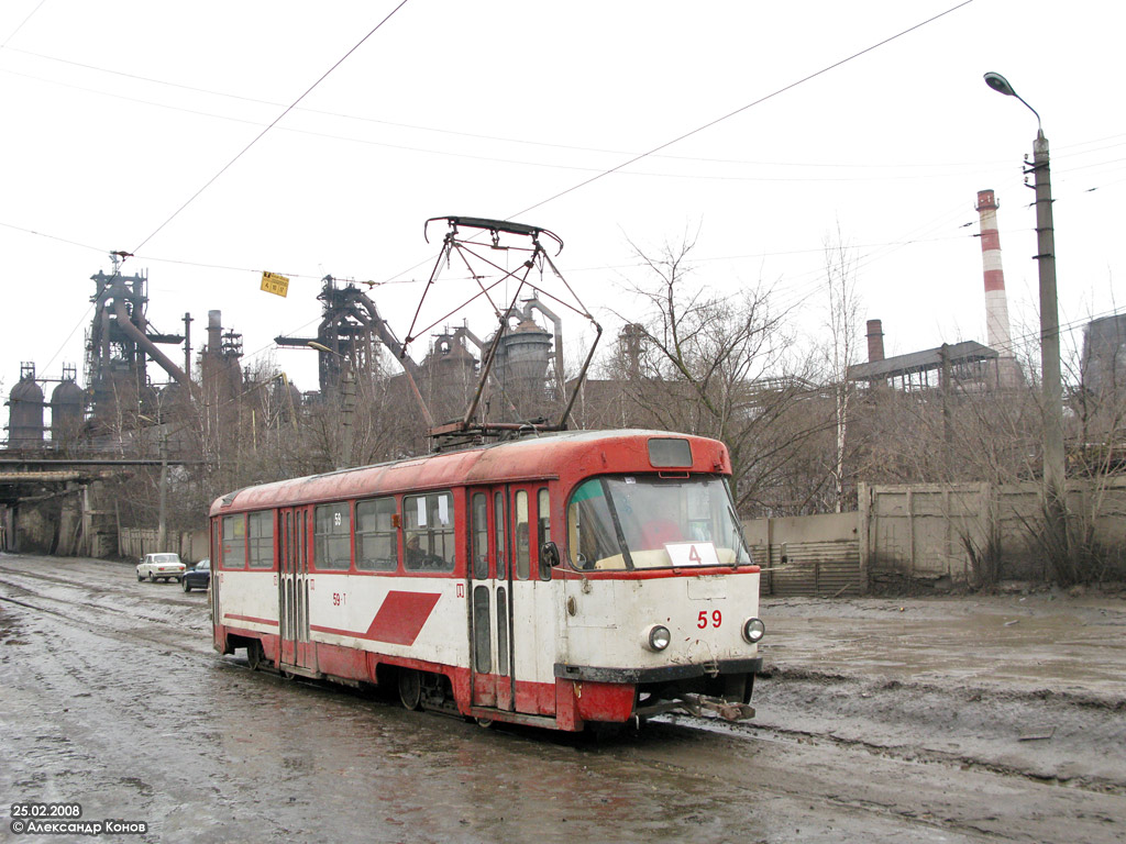 Тула, Tatra T3SU № 59; Тула — Трамвайная линия на Косую Гору