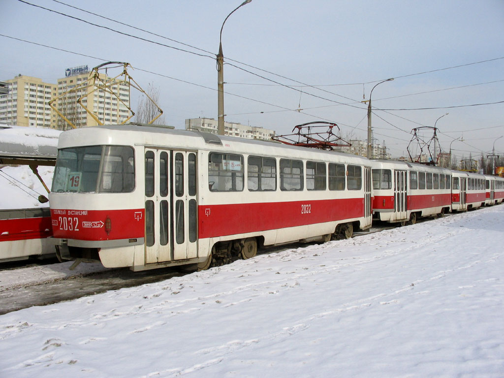 Самара, Tatra T3SU (двухдверная) № 2032; Самара — Конечные станции и кольца (трамвай)