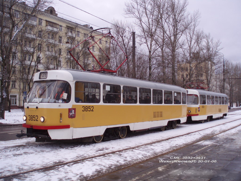 莫斯科, Tatra T3SU # 3852