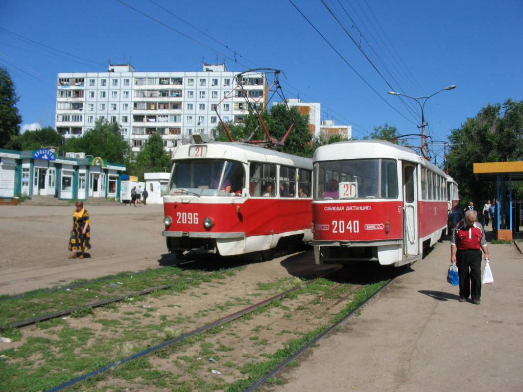 Самара, Tatra T3SU (двухдверная) № 2040