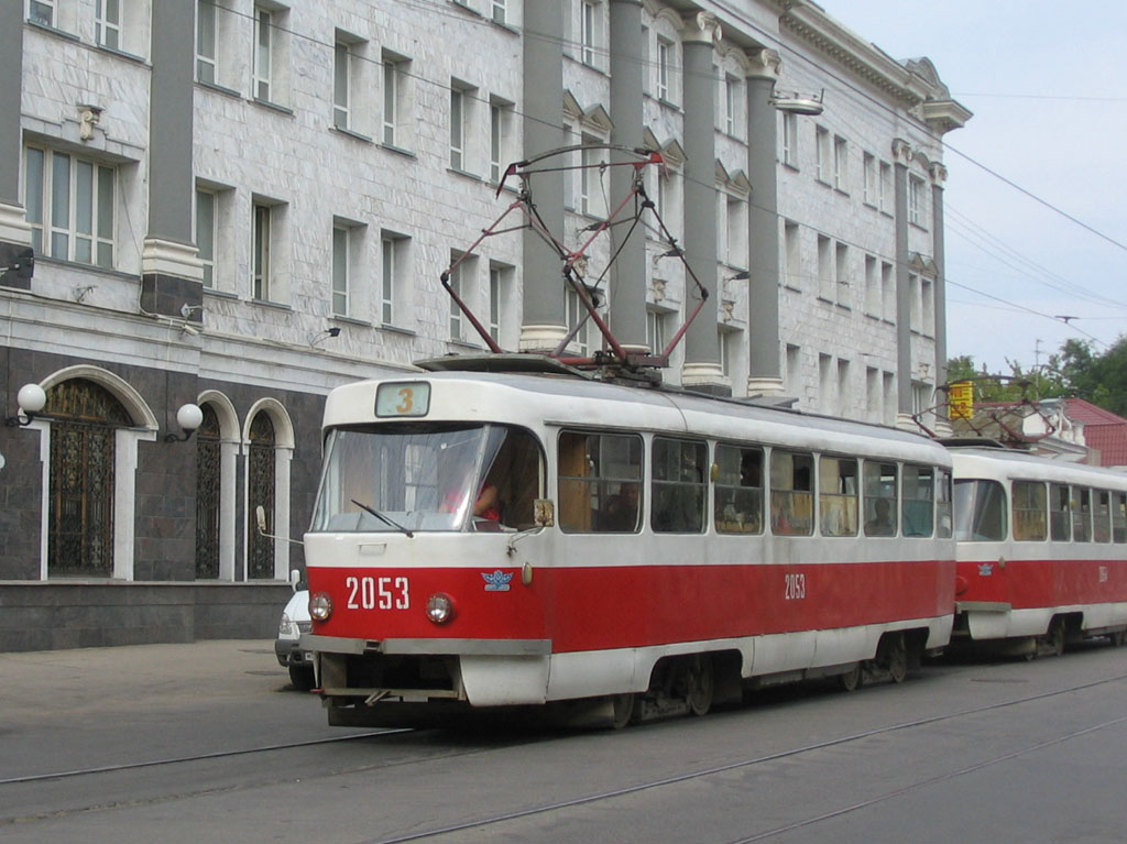 Самара, Tatra T3SU (двухдверная) № 2053