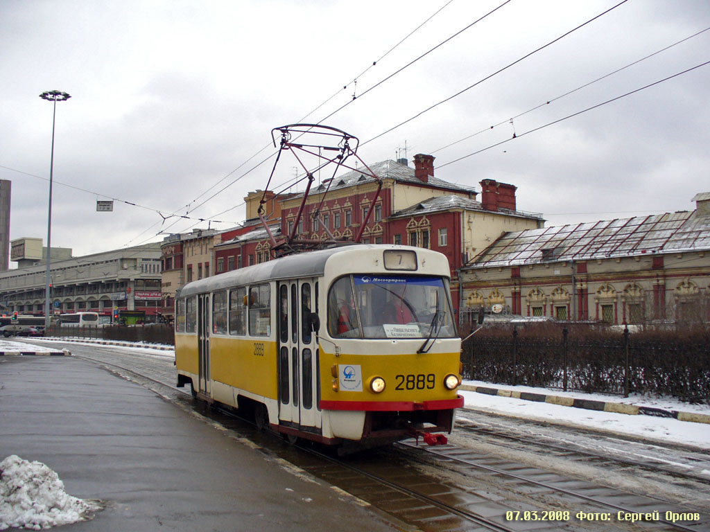 Moskwa, Tatra T3SU Nr 2889