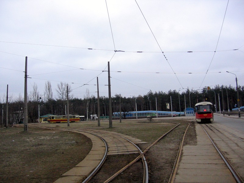 Kyiv — Tramway lines: Darnytske depot network