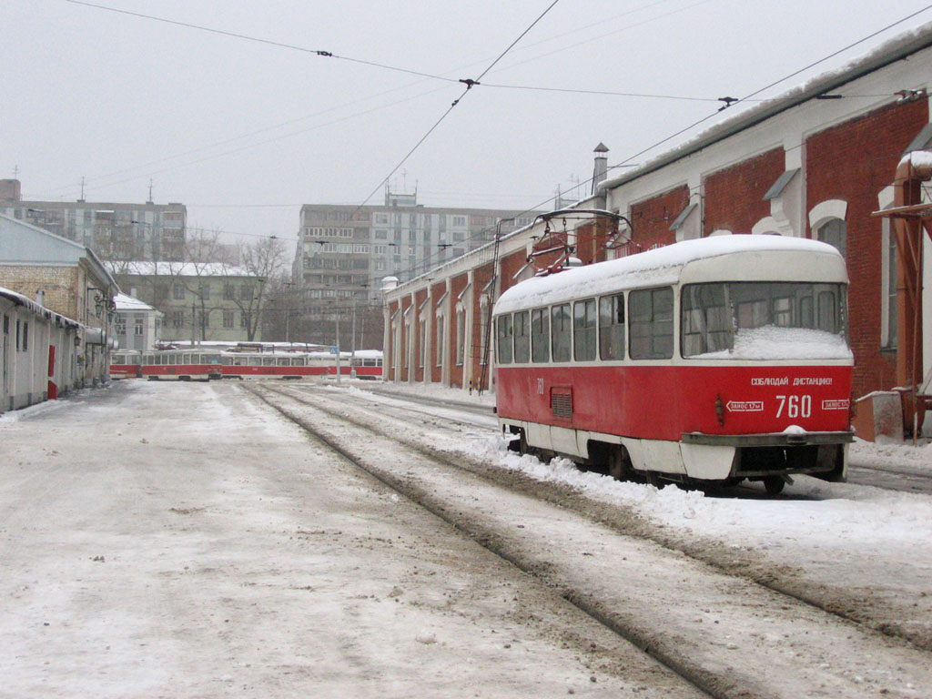 Samara, Tatra T3SU (2-door) č. 760; Samara — Gorodskoye tramway depot