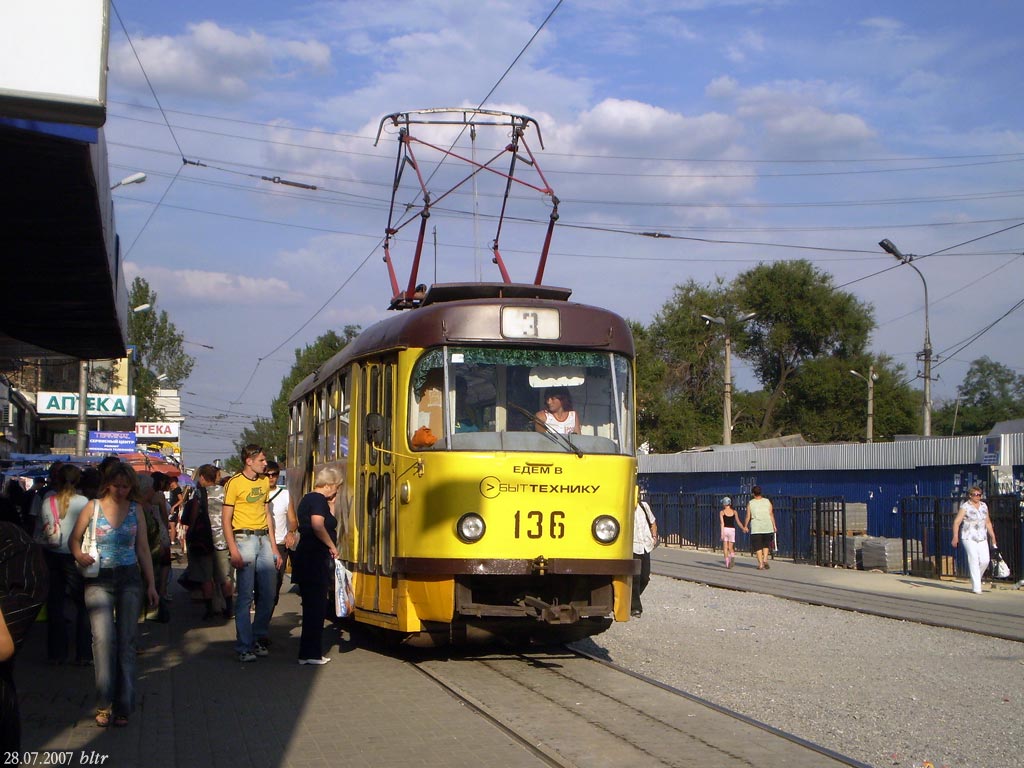 Donetsk, Tatra T3SU № 136
