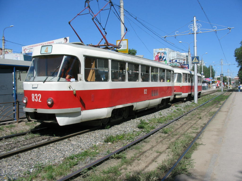 Самара, Tatra T3SU № 832