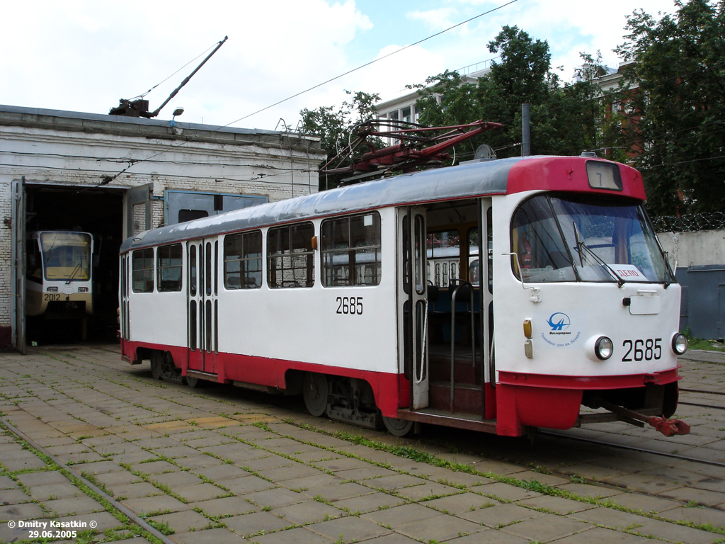 Moscow, Tatra T3SU № 2685