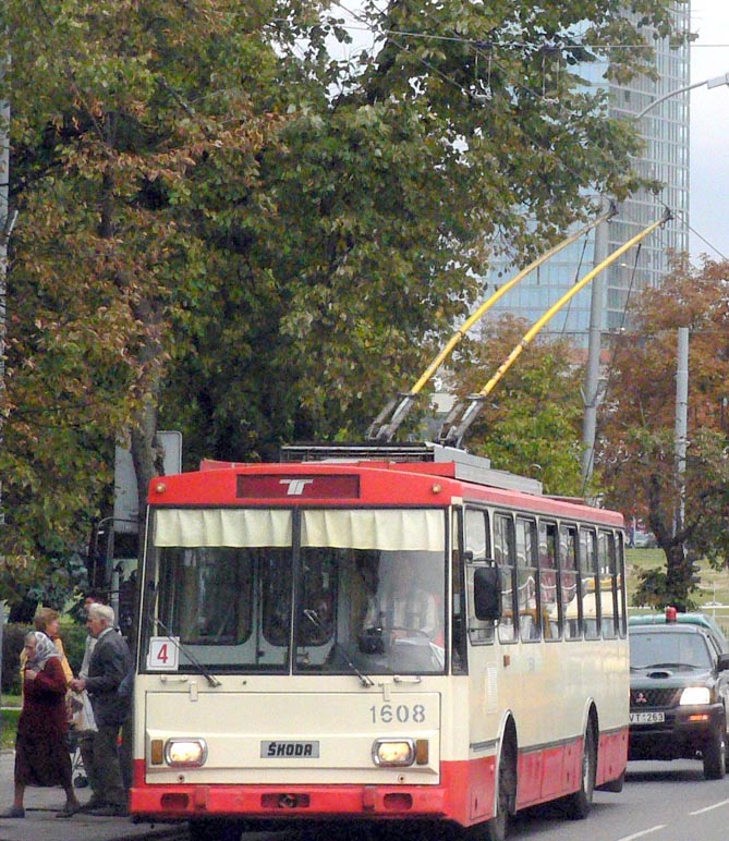 Вільнюс, Škoda 14Tr13/6 № 1608