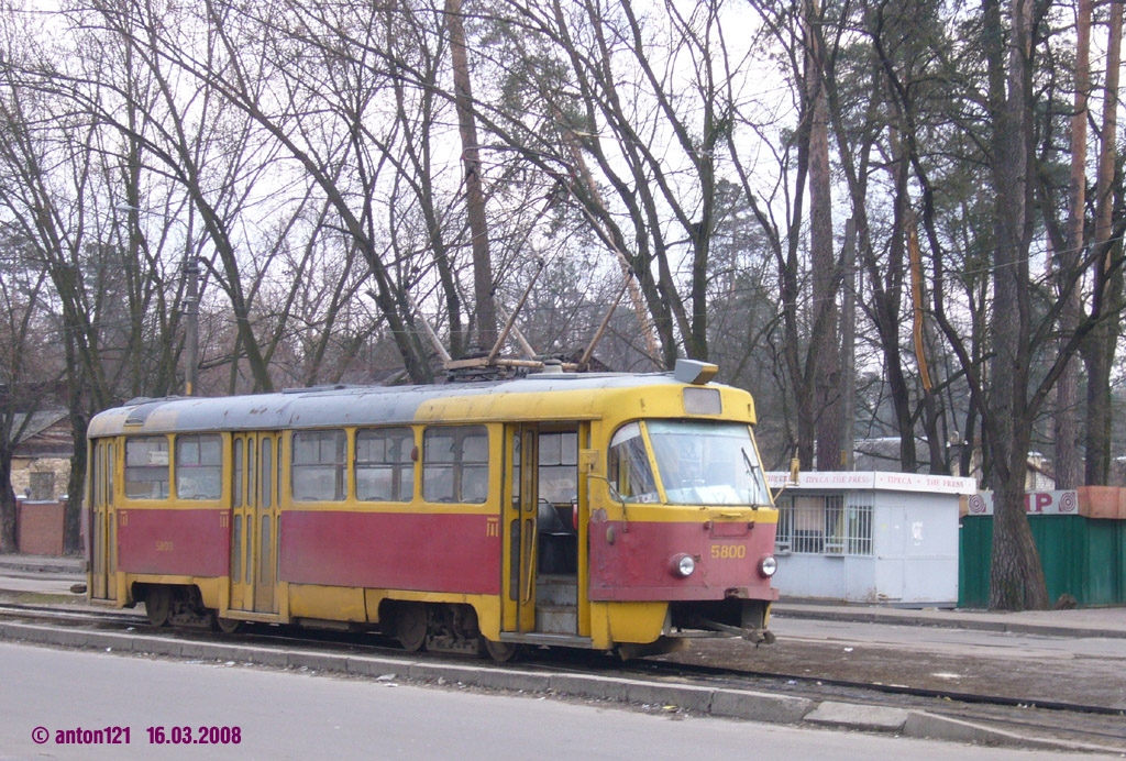 Киев, Tatra T3SU № 5800