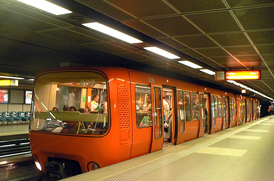 Lyon, Alstom MPL 85 nr. 309; Lyon — Métro — Ligne D