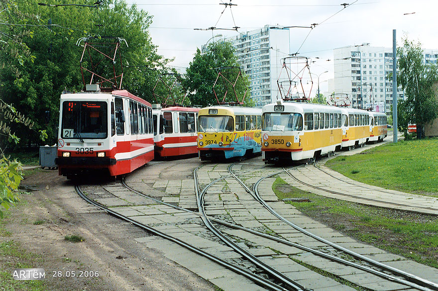 Москва, 71-134А (ЛМ-99АЭ) № 3035; Москва, Tatra T3SU № 3850