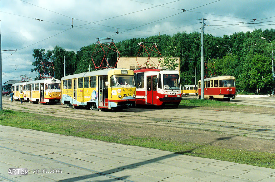 Москва, Tatra T3SU № 3781; Москва, Tatra T3SU № 3974