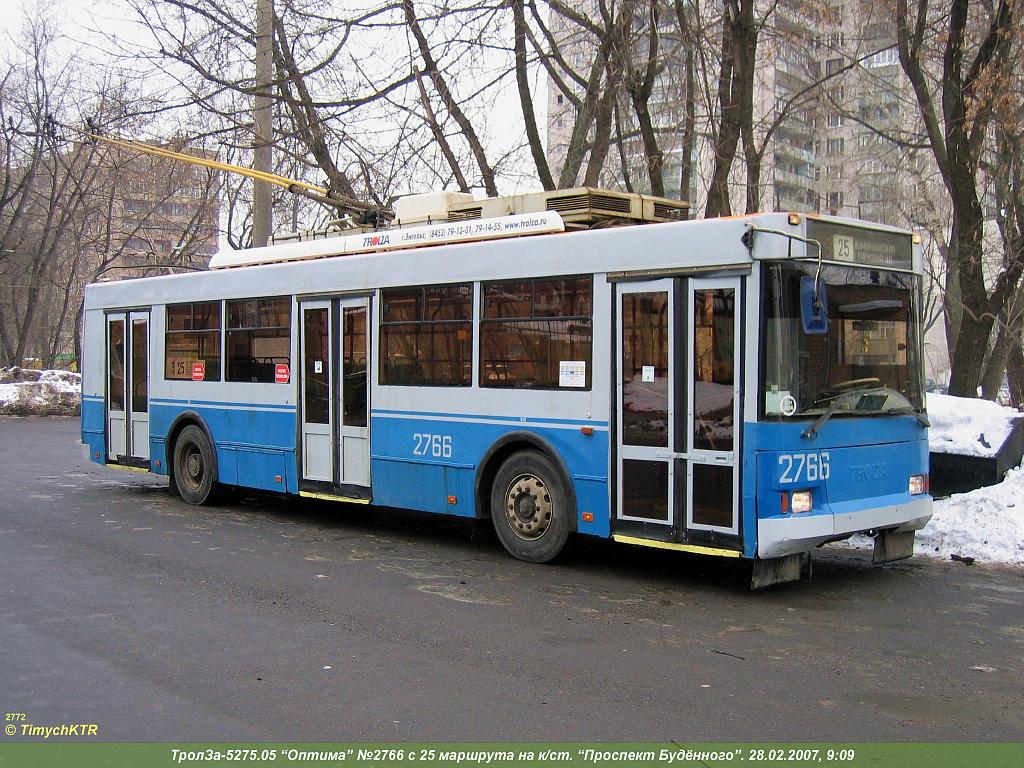 Moskva, Trolza-5275.05 “Optima” č. 2766