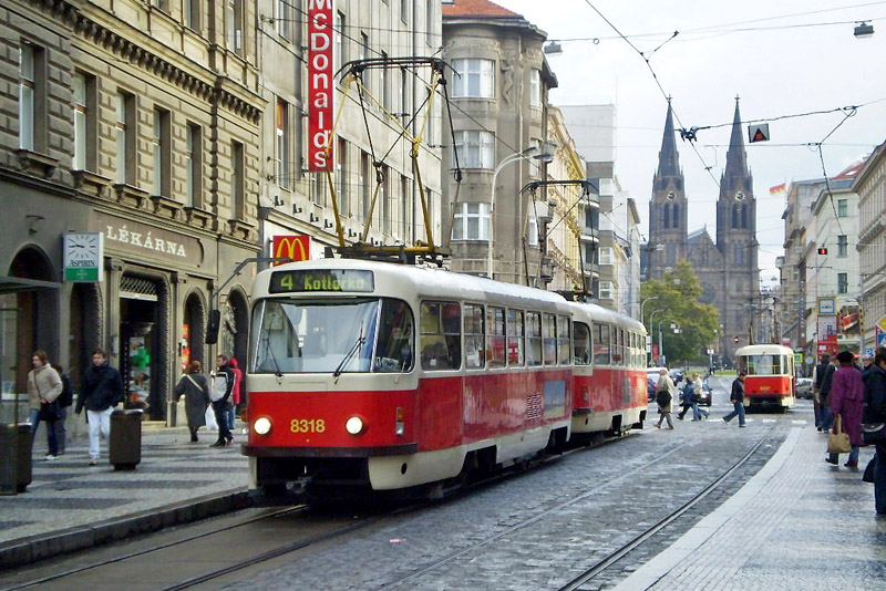 Прага, Tatra T3R.P № 8318