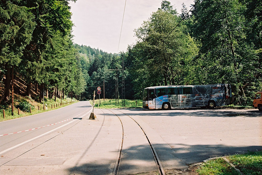 Bad Schandau — Tram line and infrastructure • Strecke und Infrastruktur