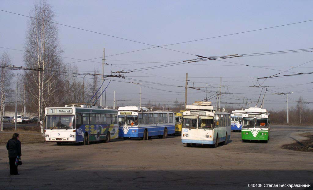 Rybinsk, Gräf & Stift 813 OE112 M11 nr. 5; Rybinsk, ZiU-682 GOH Ivanovo nr. 33; Rybinsk, ZiU-682 (VMZ) nr. 95; Rybinsk, ZiU-682 GOH Ivanovo nr. 94