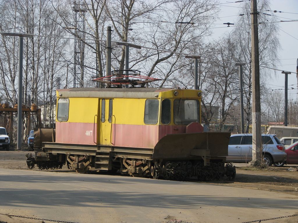 Tverė, GS-4 nr. 407; Tverė — Service streetcars and special vehicles
