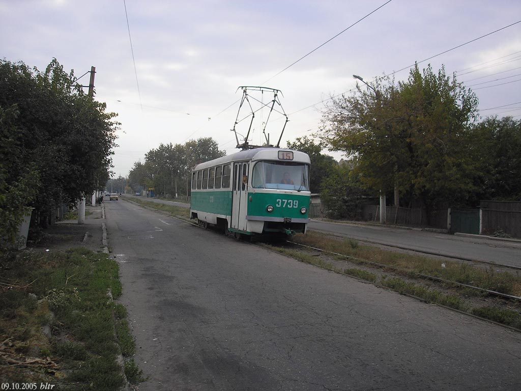 Донецк, Tatra T3SU (двухдверная) № 3739