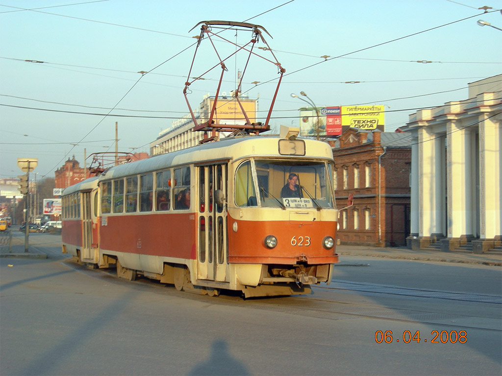 Екатеринбург, Tatra T3SU (двухдверная) № 623
