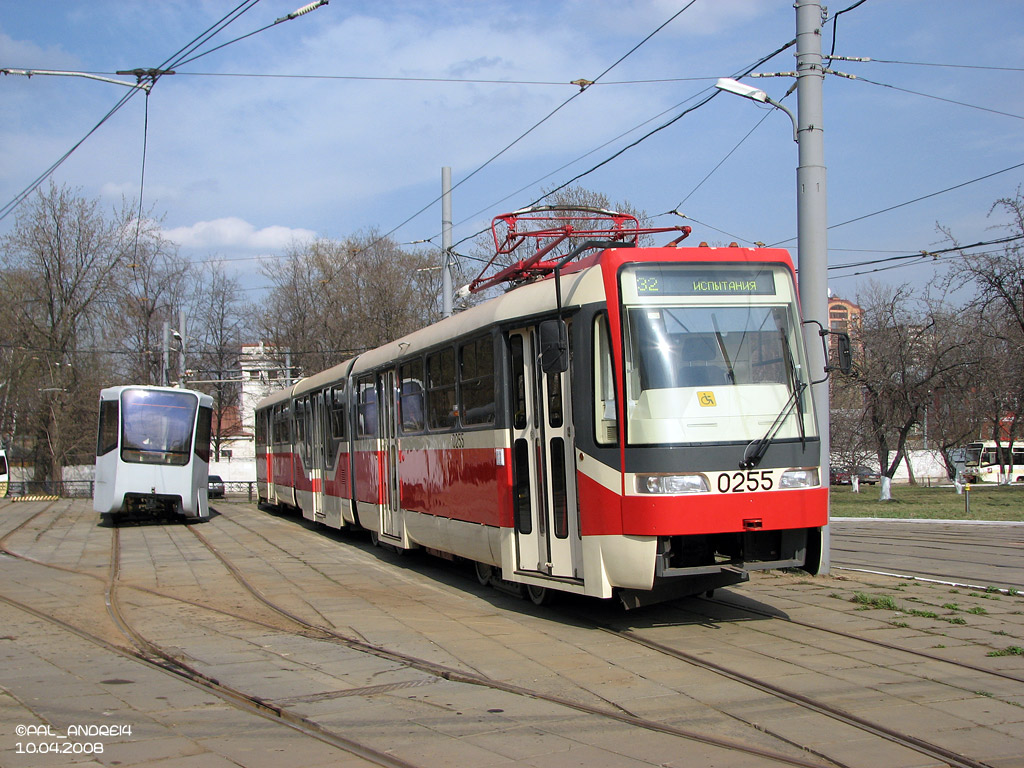 Москва, Tatra KT3R № 0255