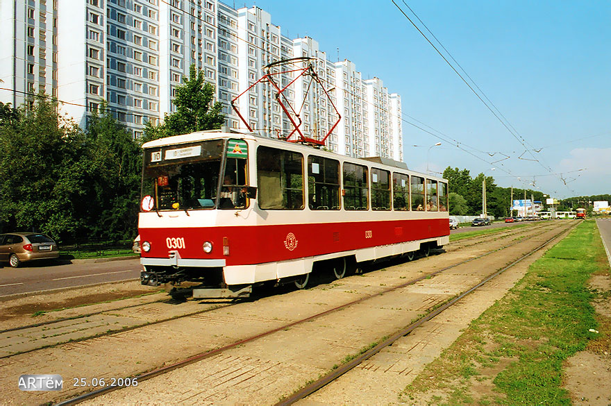 Москва, Tatra T6B5SU № 0301