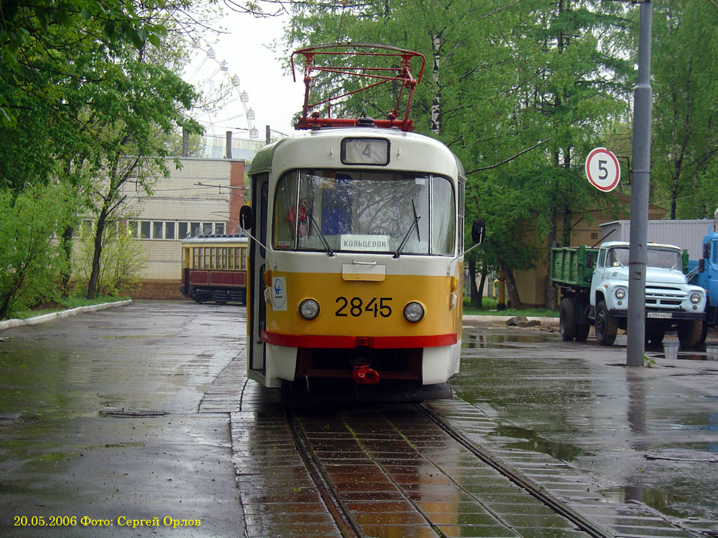 Moscou, Tatra T3SU N°. 2845