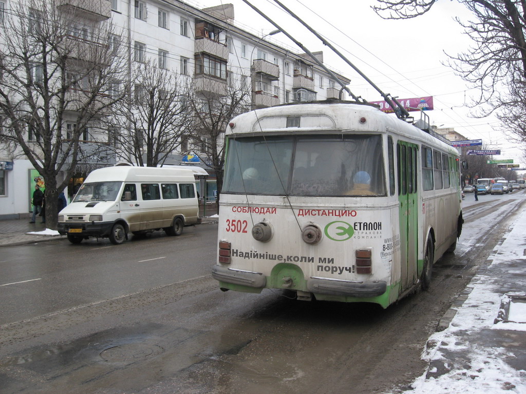 Крымский троллейбус, Škoda 9Tr19 № 3502